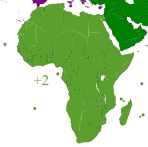 Mapa de DDI da frica