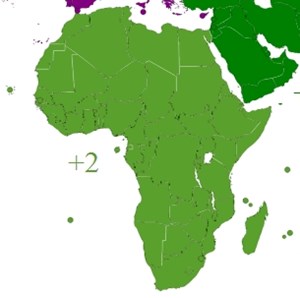 Mapa de DDI da frica