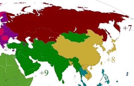 Mapa de DDI da sia